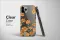 Clear Golden Carnations Midnight Garden Art Phone Case iPhone Samsung Cover Pixel 7015 - Image 3