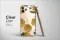 Clear Golden Chrysanthemum Midnight Bloom Art Phone Case iPhone Samsung Cover Pixel 7011 - Image 2
