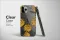Clear Golden Chrysanthemum Midnight Bloom Art Phone Case iPhone Samsung Cover Pixel 7011 - Image 3