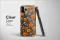 Clear Golden Hour Marigold Meadow Design Phone Case iPhone Samsung Cover Pixel 7338 - Image 3