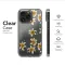 Clear Golden Lilies at Midnight Bloom Phone Case iPhone Samsung Cover Pixel 7102 - Image 6