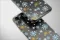 Clear Golden Midnight Snowflake Flurry Phone Case iPhone Samsung Cover Pixel 8009 - Image 5