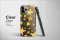 Clear Golden Starry Night Doodle Art Phone Case iPhone Samsung Cover Pixel 7512 - Image 3
