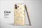 Clear Golden Strawberry Fields Watercolor Art Phone Case iPhone Samsung Cover Pixel 7629 - Image 2