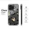 Clear Gothic Bat Swarm Lunar Night Phone Case iPhone Samsung Cover Pixel 7381 - Image 6