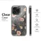 Clear Gothic Garden Spiderweb Floral Design Phone Case iPhone Samsung Cover Pixel 7448 - Image 6