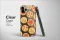 Clear Gourmet Pizza Party Watercolor Art Phone Case iPhone Samsung Cover Pixel 7172 - Image 3