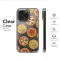 Clear Gourmet Pizza Party Watercolor Art Phone Case iPhone Samsung Cover Pixel 7172 - Image 6
