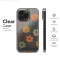 Clear Groovy Earth Tone Floral Doodle Art Phone Case iPhone Samsung Cover Pixel 7059 - Image 6