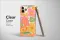 Clear Groovy Garden Retro Floral Art Phone Case iPhone Samsung Cover Pixel 7709 - Image 2