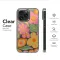 Clear Groovy Garden Retro Floral Art Phone Case iPhone Samsung Cover Pixel 7709 - Image 6