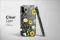 Clear Honeybee Wildflower Meadow at Midnight Phone Case iPhone Samsung Cover Pixel 7088 - Image 3