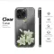 Clear Ivory Lilies and Midnight Wings Phone Case iPhone Samsung Cover Pixel 6273 - Image 6
