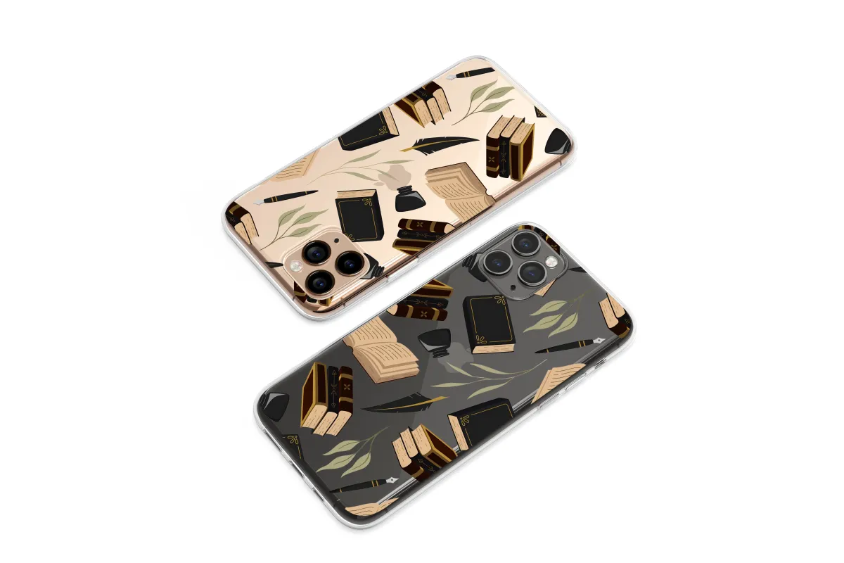 Clear Keeper of Forgotten Words Phone Case iPhone Samsung Cover Pixel 6262 - Image 1