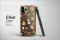 Clear Midnight Autumn Harvest Watercolor Pattern Phone Case iPhone Samsung Cover Pixel 7052 - Image 3
