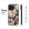 Clear Midnight Bloom Elegant Floral Art Phone Case iPhone Samsung Cover Pixel 7516 - Image 6