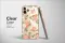 Clear Midnight Bloom Glitch Floral Design Phone Case iPhone Samsung Cover Pixel 6983 - Image 2
