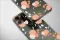 Clear Midnight Bloom Glitch Floral Design Phone Case iPhone Samsung Cover Pixel 6983 - Image 5