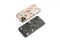 Clear Midnight Bloom Pixelated Floral Art Phone Case iPhone Samsung Cover Pixel 7228 - Image 1