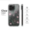 Clear Midnight Bloom Pixelated Floral Art Phone Case iPhone Samsung Cover Pixel 7228 - Image 6