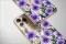 Clear Midnight Bloom Purple Cosmos Garden Phone Case iPhone Samsung Cover Pixel 7236 - Image 4