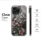 Clear Midnight Cats in Glitch Blossoms Phone Case iPhone Samsung Cover Pixel 7721 - Image 6