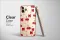 Clear Midnight Cherry & Red Bows Art Phone Case iPhone Samsung Cover Pixel 7066 - Image 2