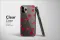 Clear Midnight Cherry & Red Bows Art Phone Case iPhone Samsung Cover Pixel 7066 - Image 3