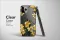 Clear Midnight Garden Daffodil Floral Art Phone Case iPhone Samsung Cover Pixel 7014 - Image 3