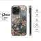 Clear Midnight Garden Folk Floral Art Phone Case iPhone Samsung Cover Pixel 7119 - Image 6