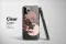 Clear Midnight Garden in Rose Gold Phone Case iPhone Samsung Cover Pixel 6458 - Image 3