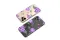 Clear Midnight Garden Purple Floral Blooms Phone Case iPhone Samsung Cover Pixel 7238 - Image 1