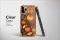 Clear Midnight Harvest Pumpkin & Leaves Phone Case iPhone Samsung Cover Pixel 7767 - Image 3