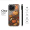 Clear Midnight Harvest Pumpkin & Leaves Phone Case iPhone Samsung Cover Pixel 7767 - Image 6