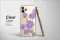 Clear Midnight Lilac Garden Floral Art Phone Case iPhone Samsung Cover Pixel 8014 - Image 2