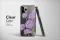 Clear Midnight Lilac Garden Floral Art Phone Case iPhone Samsung Cover Pixel 8014 - Image 3