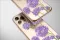 Clear Midnight Lilac Garden Floral Art Phone Case iPhone Samsung Cover Pixel 8014 - Image 4