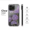 Clear Midnight Lilac Garden Floral Art Phone Case iPhone Samsung Cover Pixel 8014 - Image 6