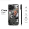 Clear Midnight Magic Halloween Friends Pattern Phone Case iPhone Samsung Cover Pixel 7462 - Image 6