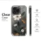 Clear Midnight Meadow Earthy Floral Art Phone Case iPhone Samsung Cover Pixel 7094 - Image 6