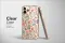 Clear Midnight Meadow Wildflower Linocut Art Phone Case iPhone Samsung Cover Pixel 7103 - Image 2