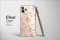 Clear Midnight Pixel Garden Floral Art Phone Case iPhone Samsung Cover Pixel 7842 - Image 2