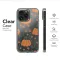 Clear Midnight Pumpkin Patch Floral Pattern Phone Case iPhone Samsung Cover Pixel 7459 - Image 6
