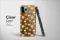 Clear Midnight Pumpkin Patch Harvest Phone Case iPhone Samsung Cover Pixel 7535 - Image 3