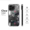 Clear Midnight Spooky Doodle Party Art Phone Case iPhone Samsung Cover Pixel 7278 - Image 6