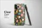 Clear Midnight Tropical Oasis Watercolor Dream Phone Case iPhone Samsung Cover Pixel 7694 - Image 3