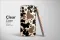 Clear Mocha Spots Organic Abstract Art Phone Case iPhone Samsung Cover Pixel 7686 - Image 2