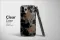 Clear Mocha Spots Organic Abstract Art Phone Case iPhone Samsung Cover Pixel 7686 - Image 3