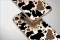 Clear Mocha Spots Organic Abstract Art Phone Case iPhone Samsung Cover Pixel 7686 - Image 4