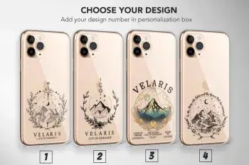Clear Night Court Phone Case Acotar Acomaf Cover 1 - Image 1